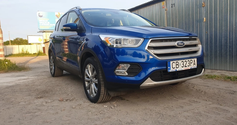 Ford Escape cena 65400 przebieg: 102000, rok produkcji 2017 z Bydgoszcz małe 154